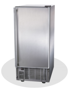Outdoor 44lbs Ice Machine With Storage 